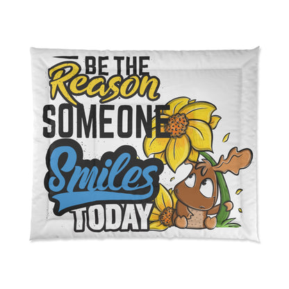 Smile every day Comforter