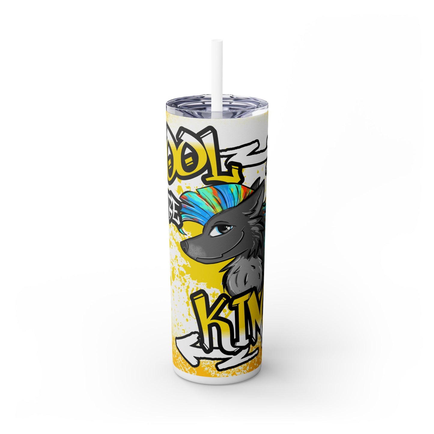 Skinny Tumbler with Straw, 20oz