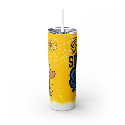 Skinny Tumbler with Straw, 20oz