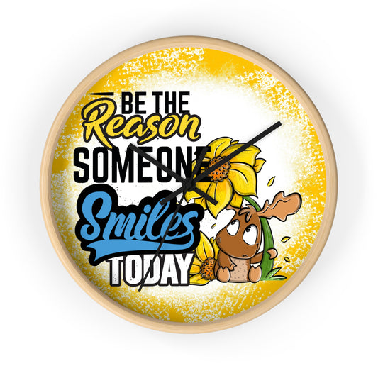 Smile every day Wall Clock