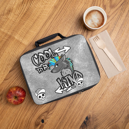 COOL TO BE KIND Lunch Bag grey