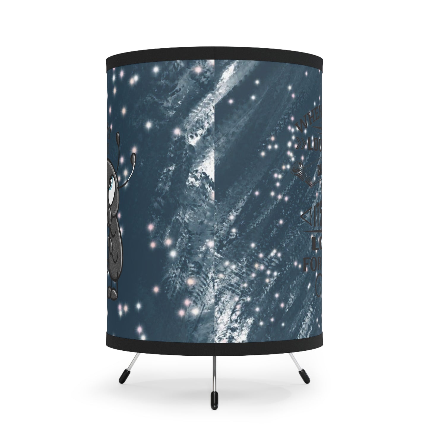 Look for stars Aunt Lamp with High-Res Printed Shade, US\CA Plug