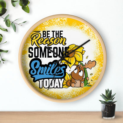 Smile every day Wall Clock