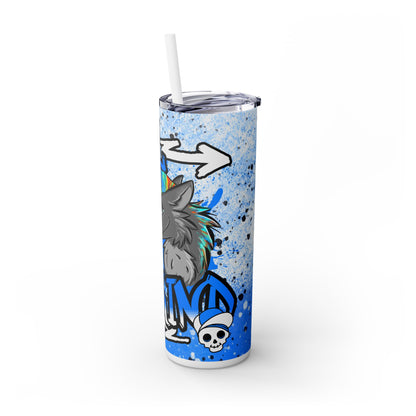 Skinny Tumbler with Straw, 20oz