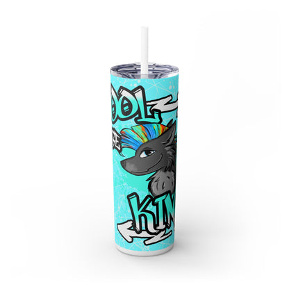 Skinny Tumbler with Straw, 20oz