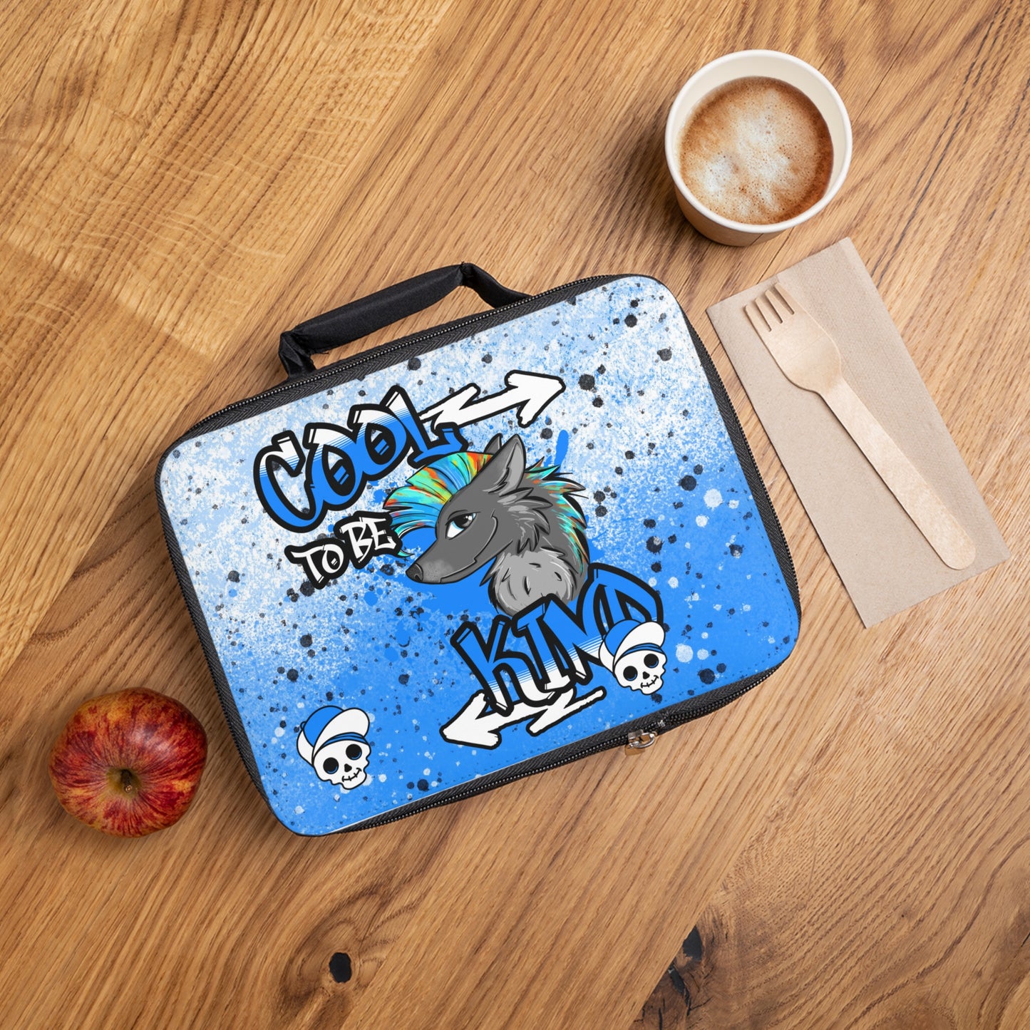 COOL TO BE KIND Lunch Bag blue