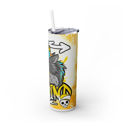 Skinny Tumbler with Straw, 20oz