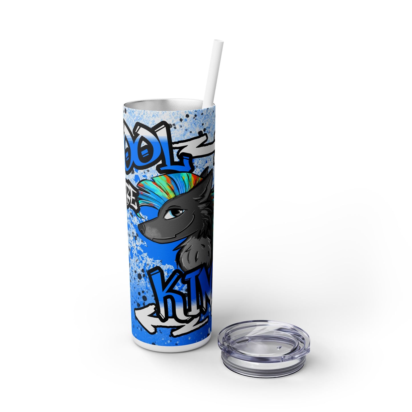 Skinny Tumbler with Straw, 20oz