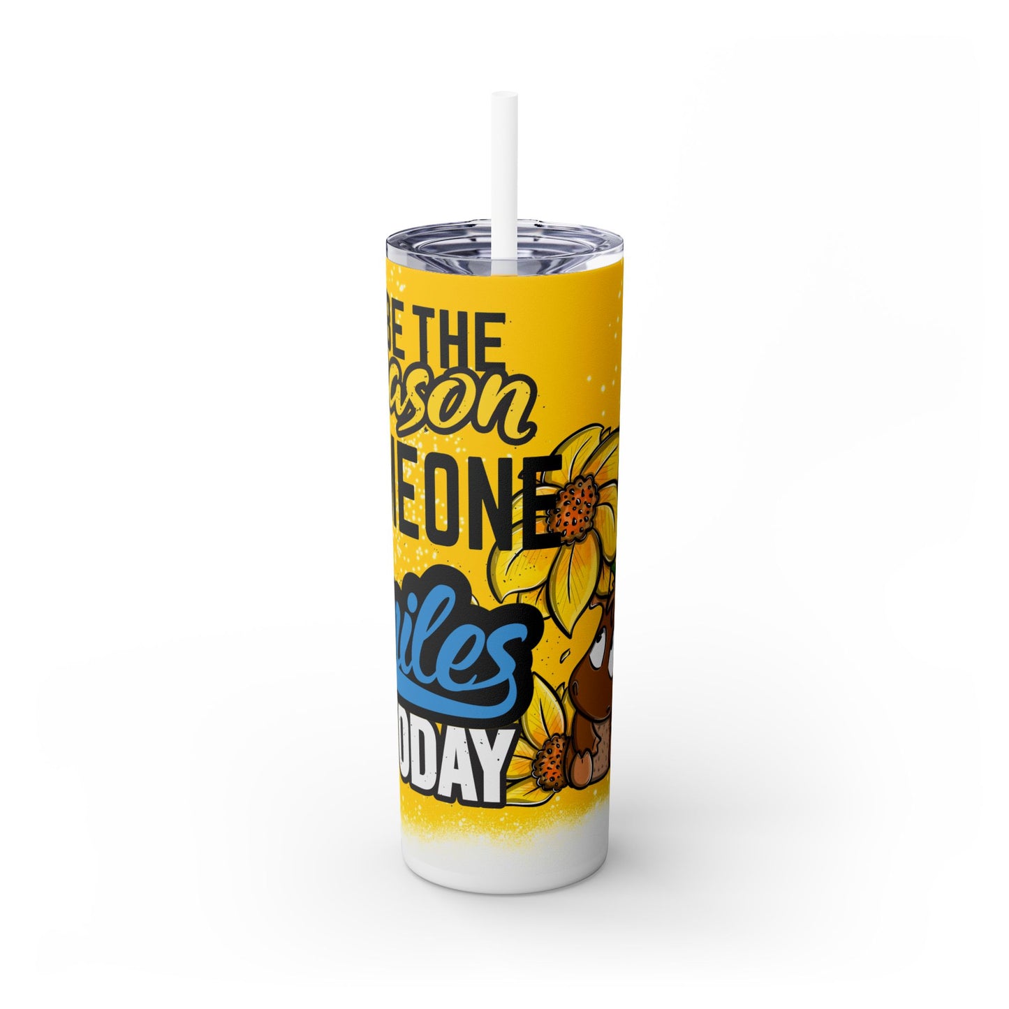 Skinny Tumbler with Straw, 20oz