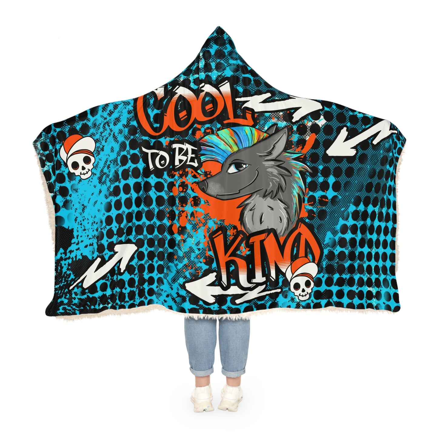 COOL TO BE KIND Snuggle Blanket orange