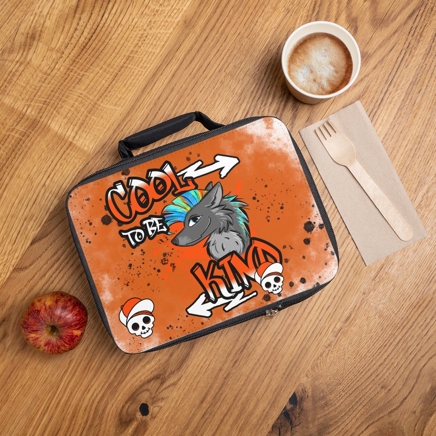 COOL TO BE KIND Lunch Bag orange